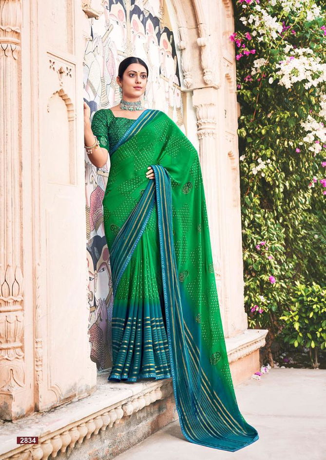 Kashvi Riwaz Regular Wear Printed Wholesale Georgette Sarees Catalog